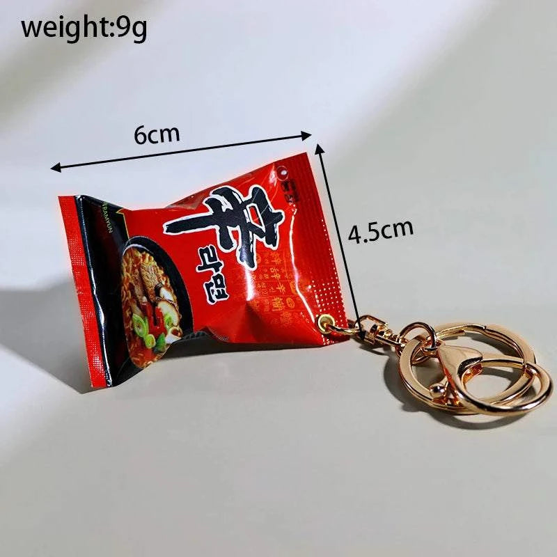 Ramen Instant Noodles Keychain